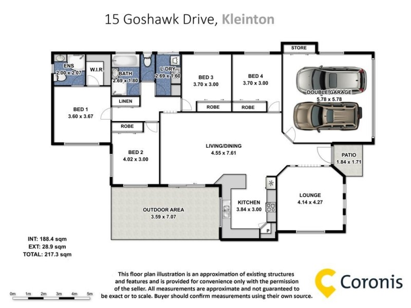 15 Goshawk Drive, Kleinton QLD 4352 Floorplan