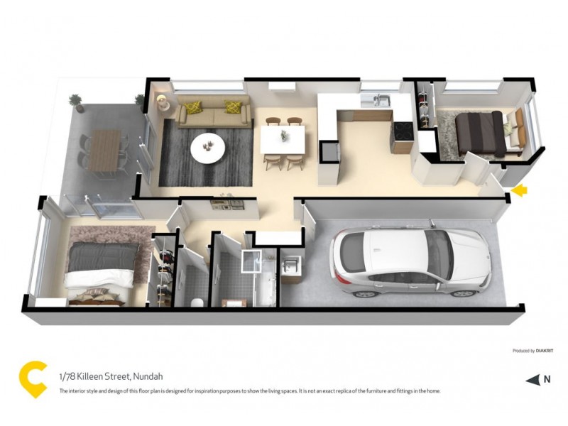 1/78 Killeen Street, Nundah QLD 4012 Floorplan