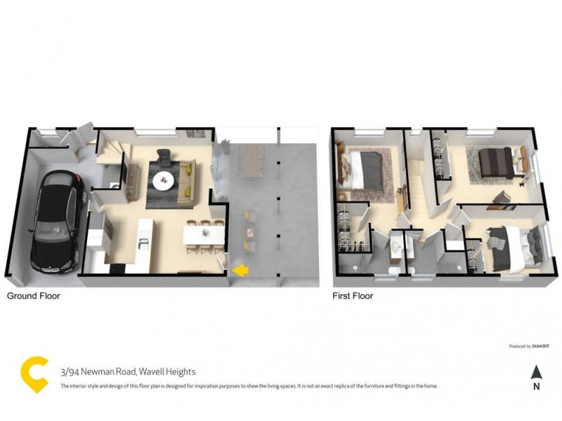 3/94 Newman Road, Wavell Heights QLD 4012 Floorplan