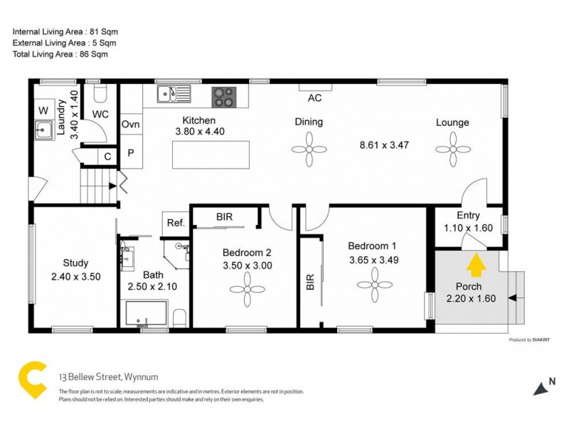 13 Bellew Street, Wynnum QLD 4178 Floorplan