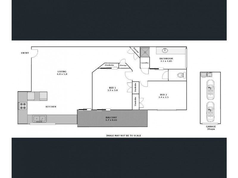 5/91 Whitmore Street, Taringa QLD 4068 Floorplan