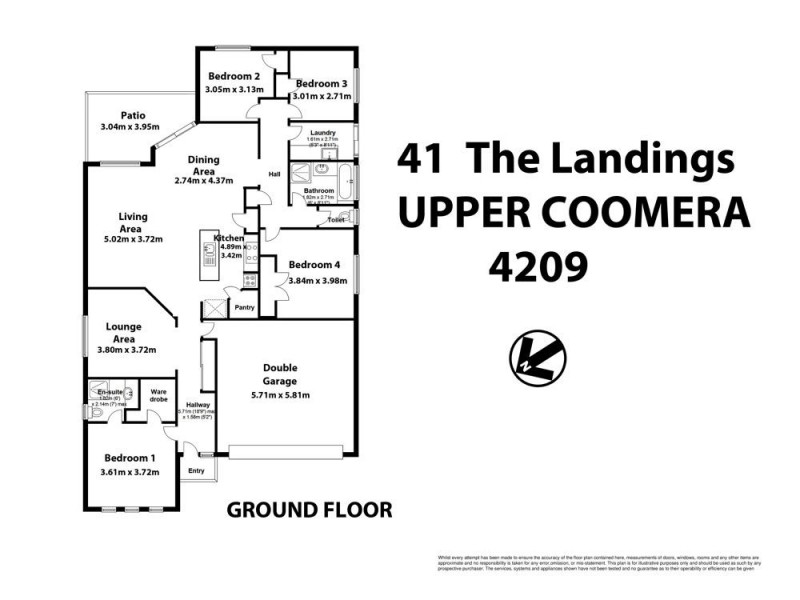 41 The Landings, Upper Coomera QLD 4209 Floorplan