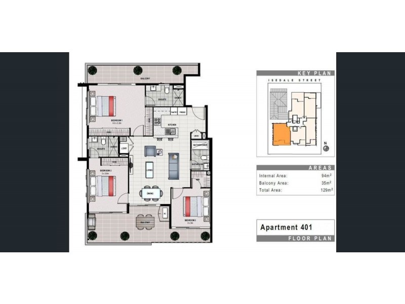401/13-15 Isedale Street, Wooloowin QLD 4030 Floorplan