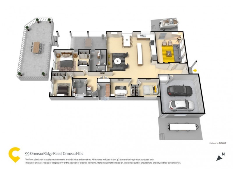 99 Ormeau Ridge Road, Ormeau Hills QLD 4208 Floorplan