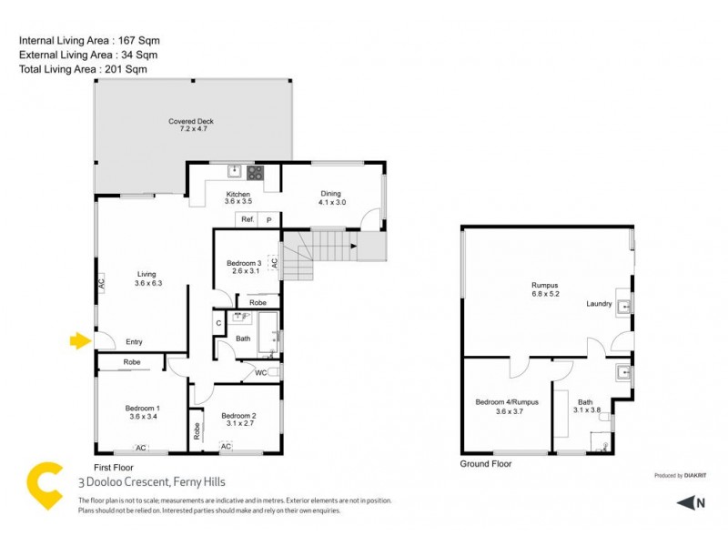 3 Dooloo Crescent, Ferny Hills QLD 4055 Floorplan