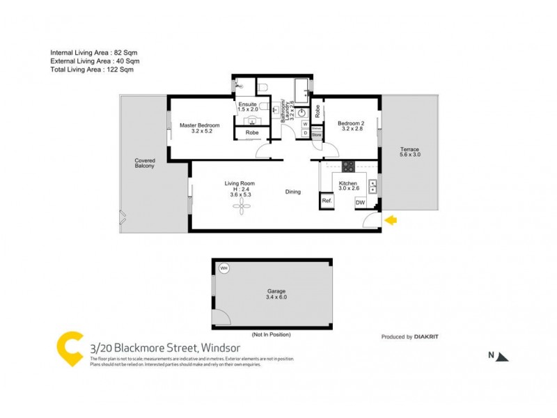 3/20 Blackmore Street, Windsor QLD 4030 Floorplan