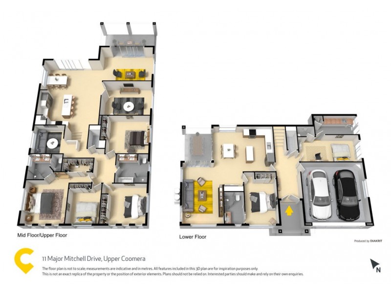 11 Major Mitchell Drive, Upper Coomera QLD 4209 Floorplan