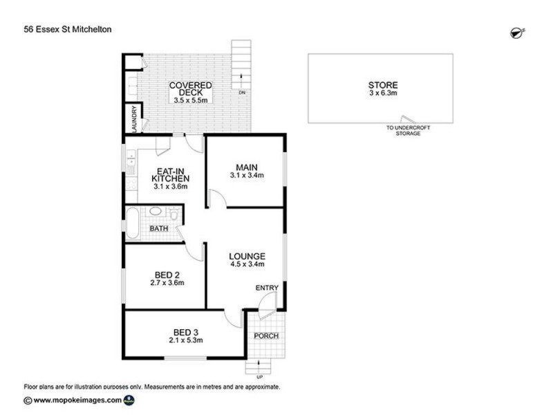 56 Essex Street, Mitchelton QLD 4053 Floorplan