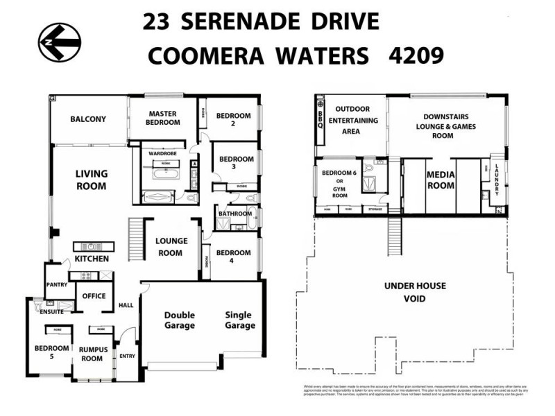 23 Serenade Drive, Coomera QLD 4209 Floorplan