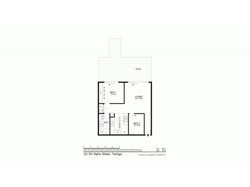 39/29 Alpha Street, Taringa QLD 4068 Floorplan