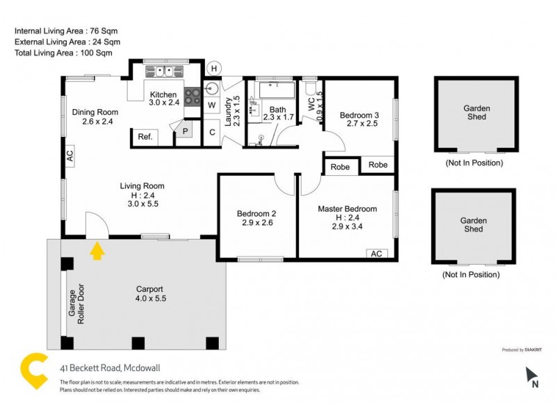 41 Beckett Road, Mcdowall QLD 4053 Floorplan