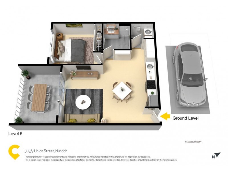 503/7 Union Street, Nundah QLD 4012 Floorplan