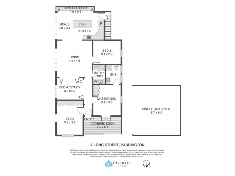 7 Long Street, Paddington QLD 4064 Floorplan