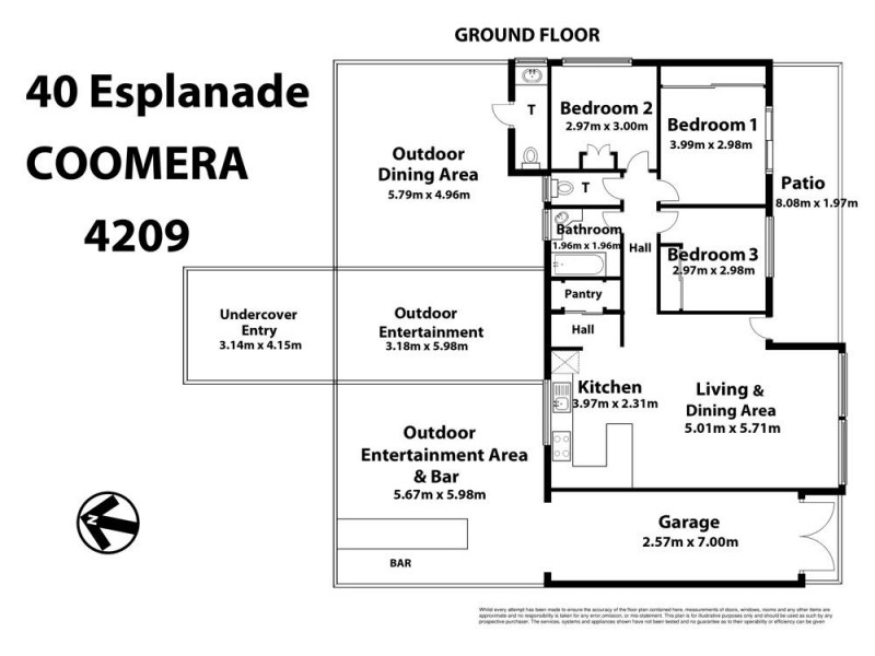 40 Esplanade, Coomera QLD 4209 Floorplan