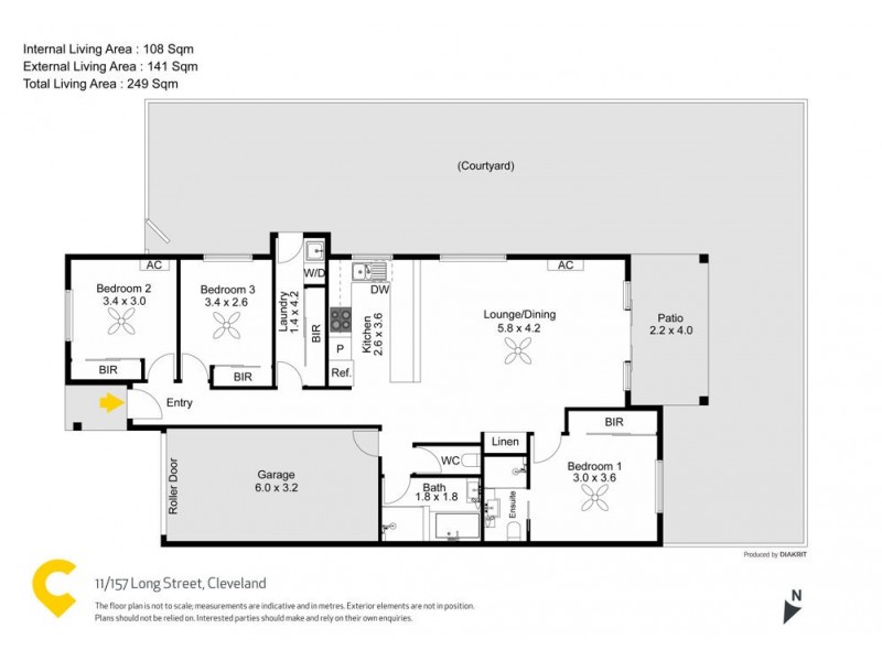 11/157 Long Street, Cleveland QLD 4163 Floorplan