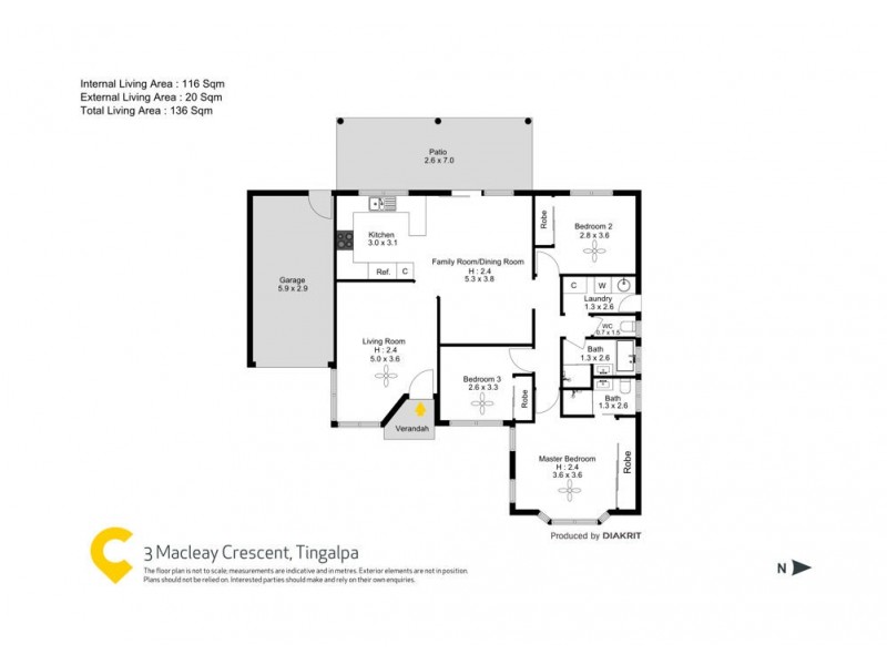 3 Macleay Crescent, Tingalpa QLD 4173 Floorplan