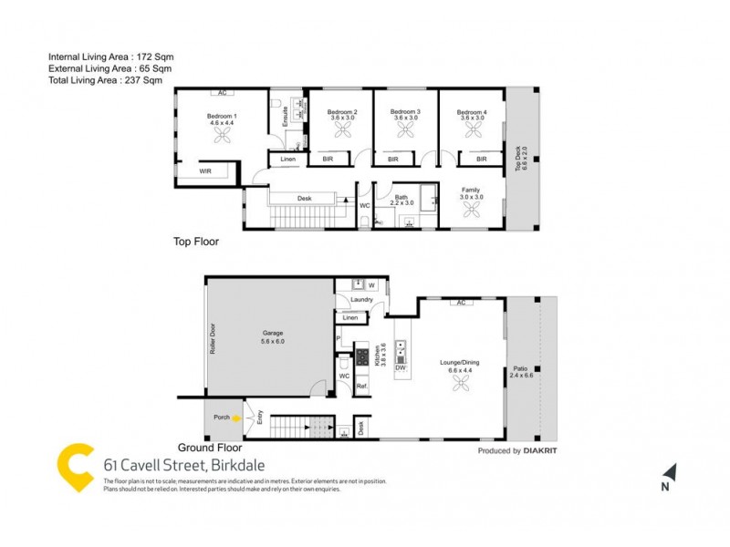 61 Cavell Street, Birkdale QLD 4159 Floorplan