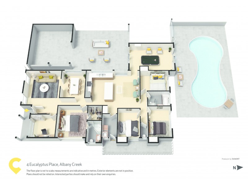 4 Eucalyptus Place, Albany Creek QLD 4035 Floorplan