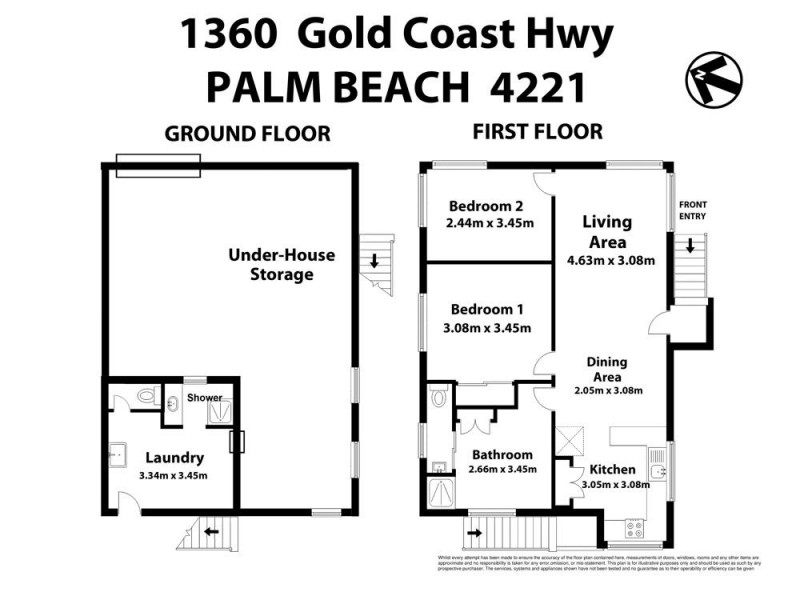 1360 Gold Coast Hwy, Palm Beach QLD 4221 Floorplan
