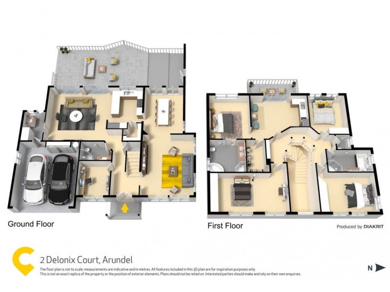 2 Delonix Court, Arundel QLD 4214 Floorplan