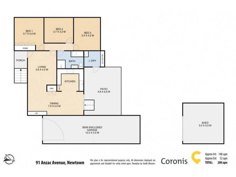 91 Anzac Avenue, Newtown QLD 4350 Floorplan