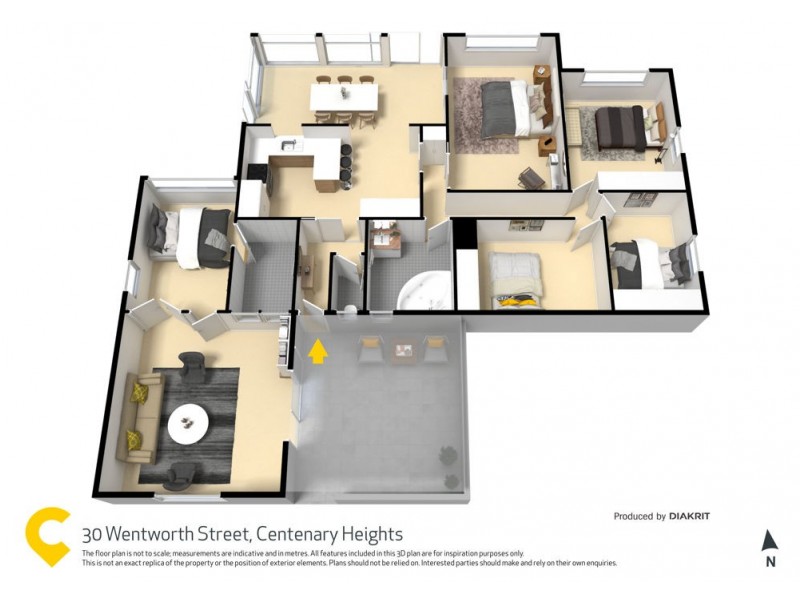 30 Wentworth Street, Centenary Heights QLD 4350 Floorplan