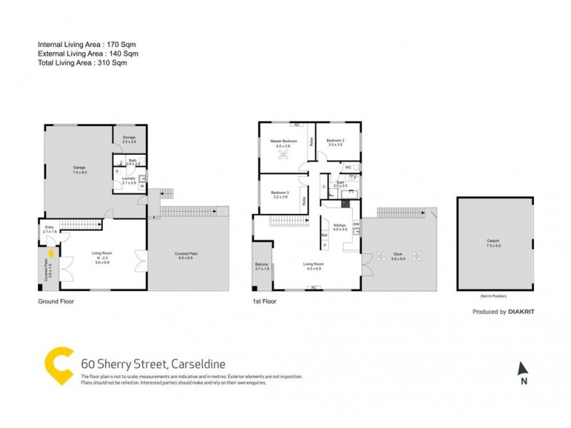 60 Sherry Street, Carseldine QLD 4034 Floorplan