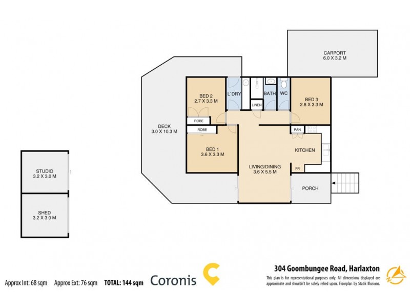 304 Goombungee Road, Harlaxton QLD 4350 Floorplan