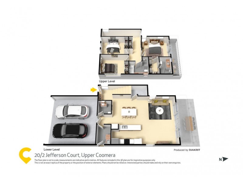 20/2 Jefferson Court, Upper Coomera QLD 4209 Floorplan