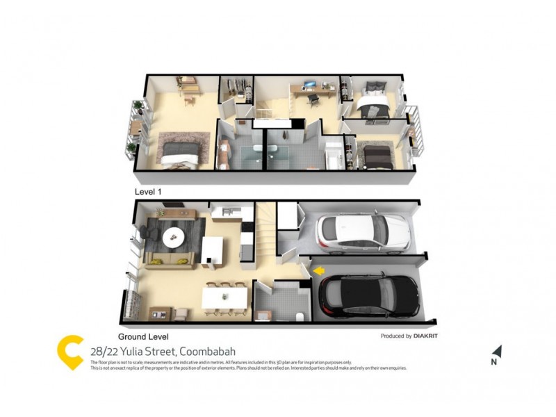 28/22 Yulia Street, Coombabah QLD 4216 Floorplan