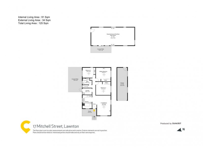 17 Mitchell Street, Lawnton QLD 4501 Floorplan