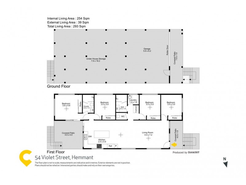 54 Violet Street, Hemmant QLD 4174 Floorplan