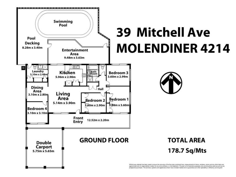 39 Mitchell Avenue, Molendinar QLD 4214 Floorplan