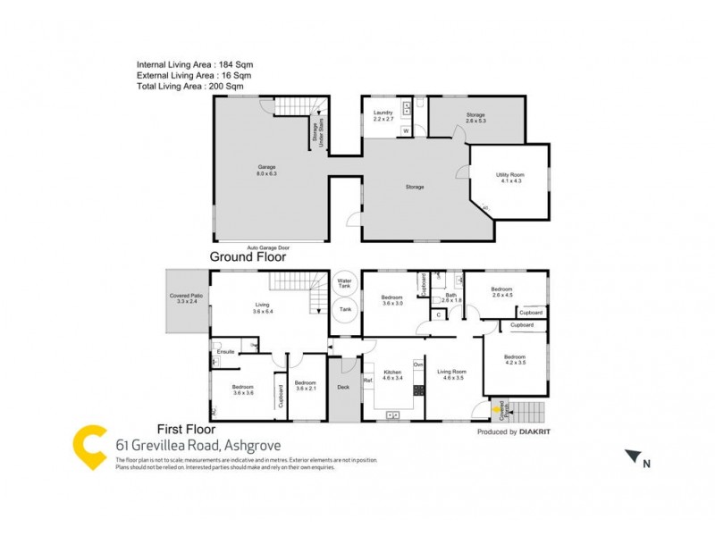 61 Grevillea Road, Ashgrove QLD 4060 Floorplan