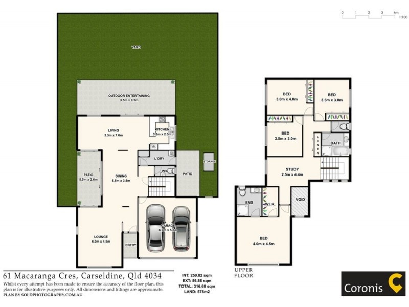 61 Macaranga Crescent, Carseldine QLD 4034 Floorplan