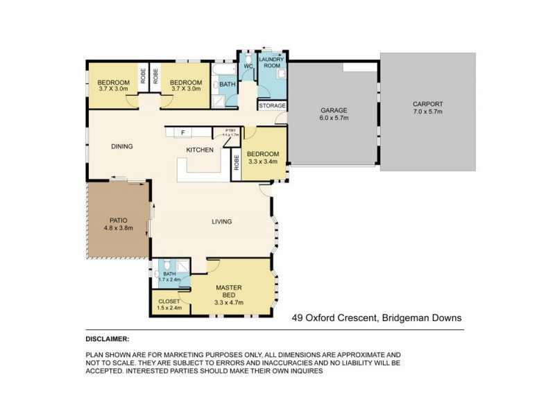 49 Oxford Crescent, Bridgeman Downs QLD 4035 Floorplan