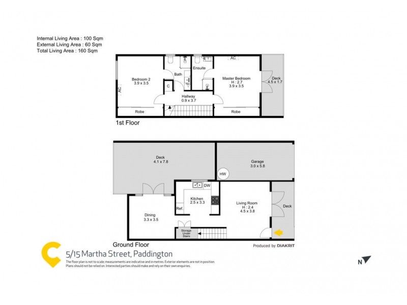 5/15 Martha Street, Paddington QLD 4064 Floorplan