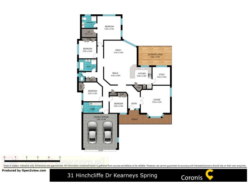 31 Hinchliffe Drive, Kearneys Spring QLD 4350 Floorplan