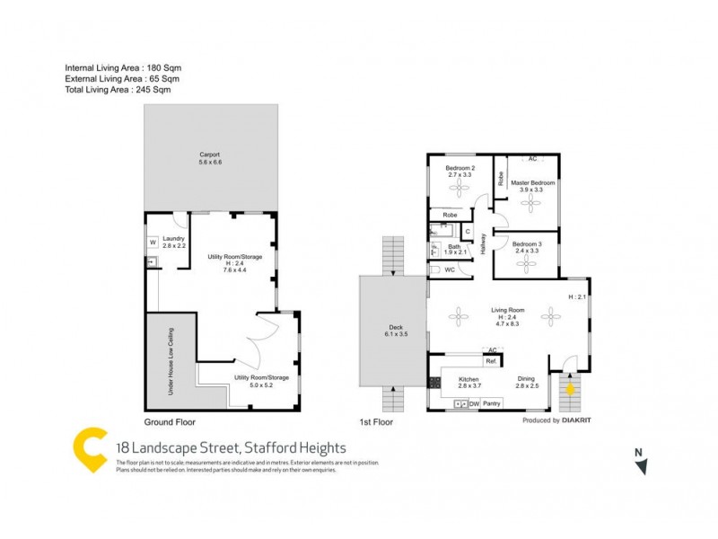 18 Landscape Street, Stafford Heights QLD 4053 Floorplan