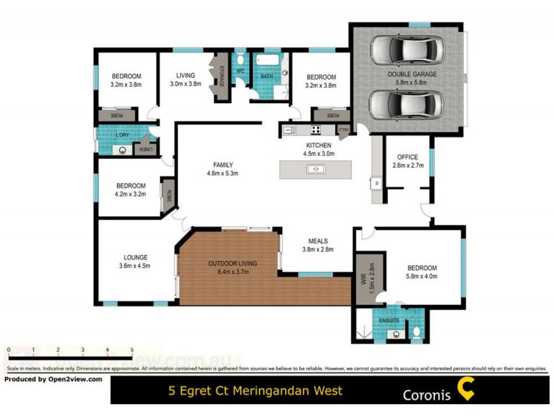 5 Egret Court, Meringandan West QLD 4352 Floorplan