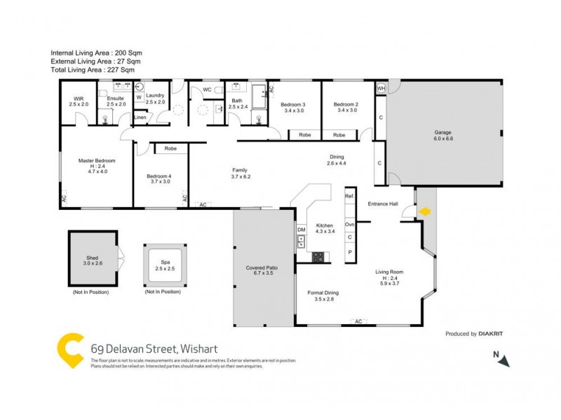 69 Delavan Street, Wishart QLD 4122 Floorplan