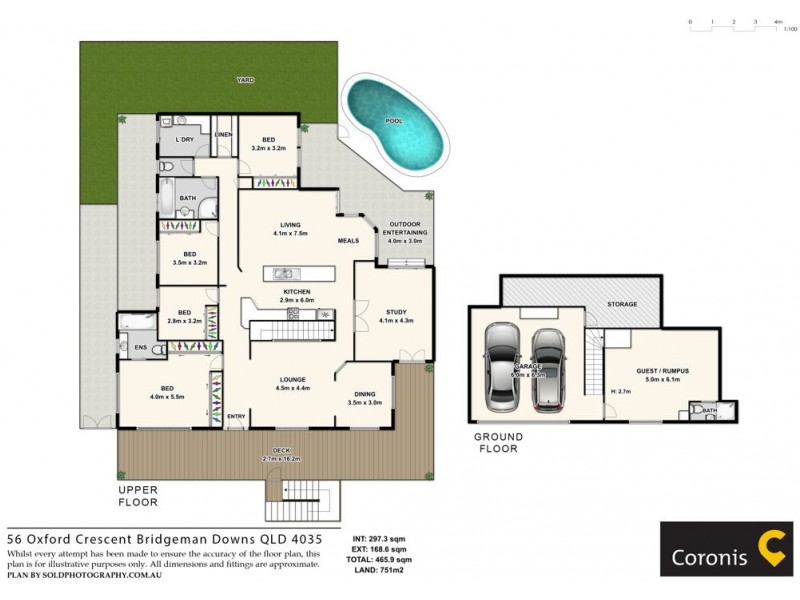 56 Oxford Crescent, Bridgeman Downs QLD 4035 Floorplan