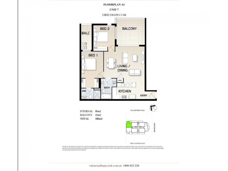 7/57 Old Northern Road, Albany Creek QLD 4035 Floorplan