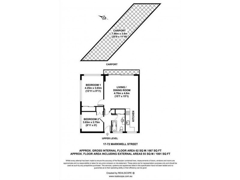 17/72 Markwell Street, Hamilton QLD 4007 Floorplan