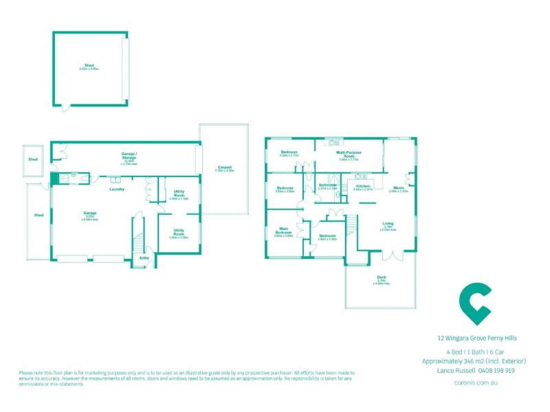 12 Wingara Grove, Ferny Hills QLD 4055 Floorplan