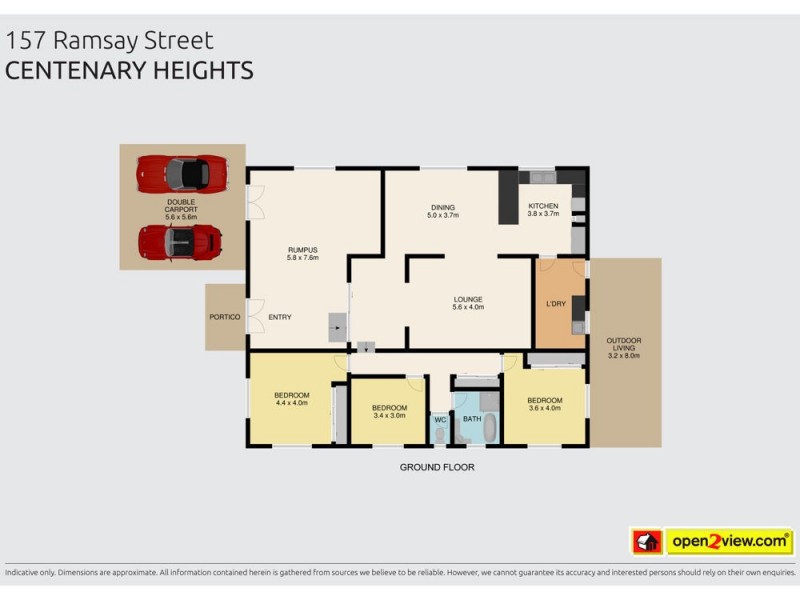 157 Ramsay Street, Centenary Heights QLD 4350 Floorplan