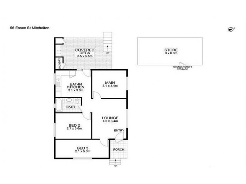 56 Essex Street, Mitchelton QLD 4053 Floorplan