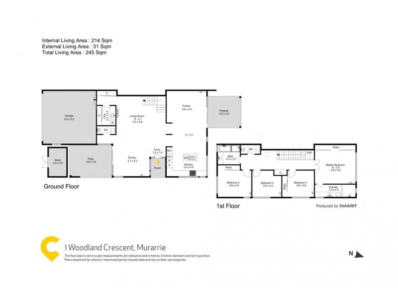 1 Woodland Crescent, Murarrie QLD 4172 Floorplan