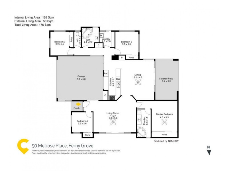 50 Melrose Place, Ferny Grove QLD 4055 Floorplan