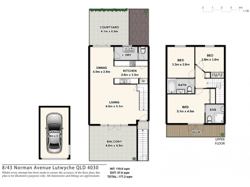 8/43 Norman Avenue, Lutwyche QLD 4030 Floorplan